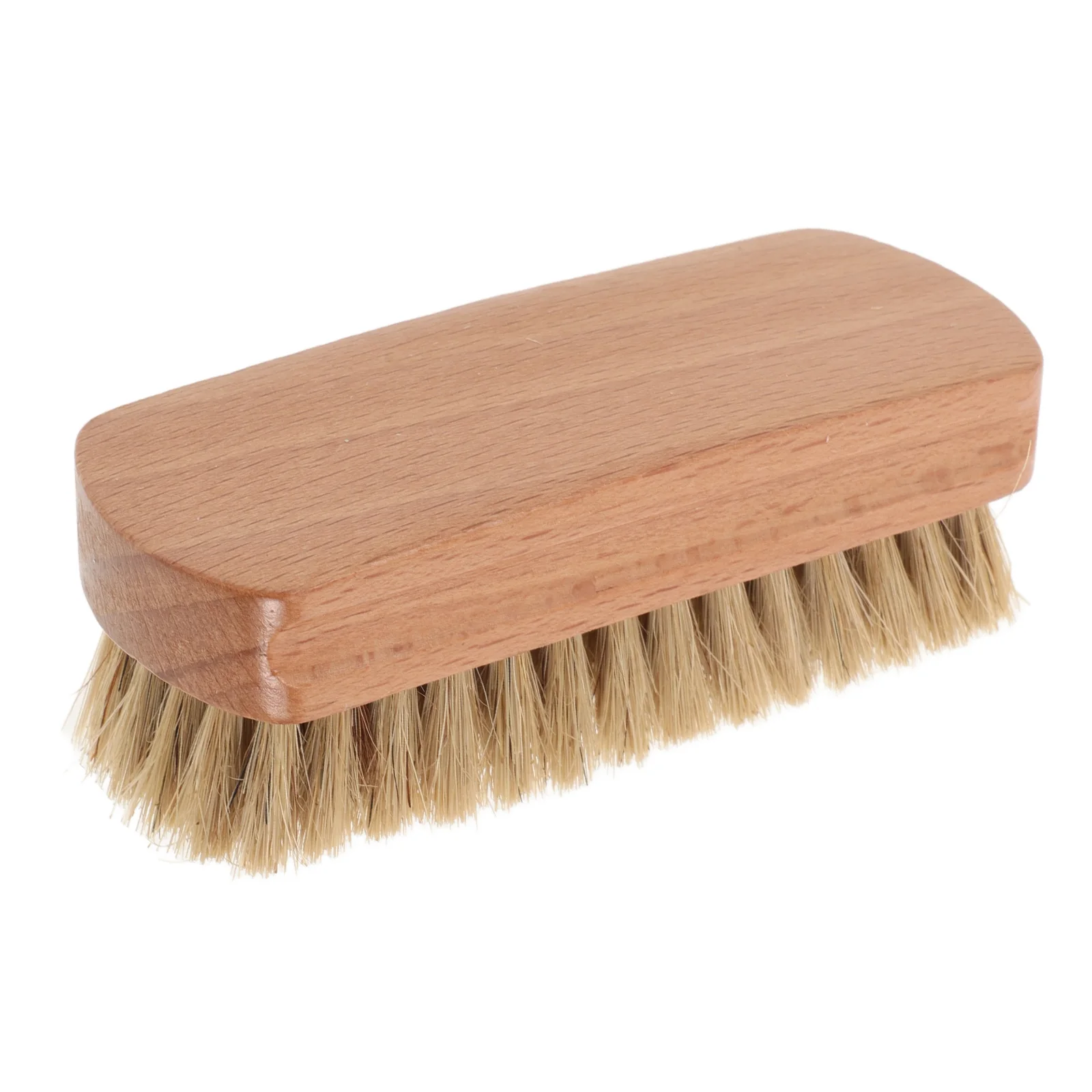 

Hardwood Handle Shoe Brush Bristle Shine Brush for Vinyl Travel Home Farm Car Use Easy Grip Buffing