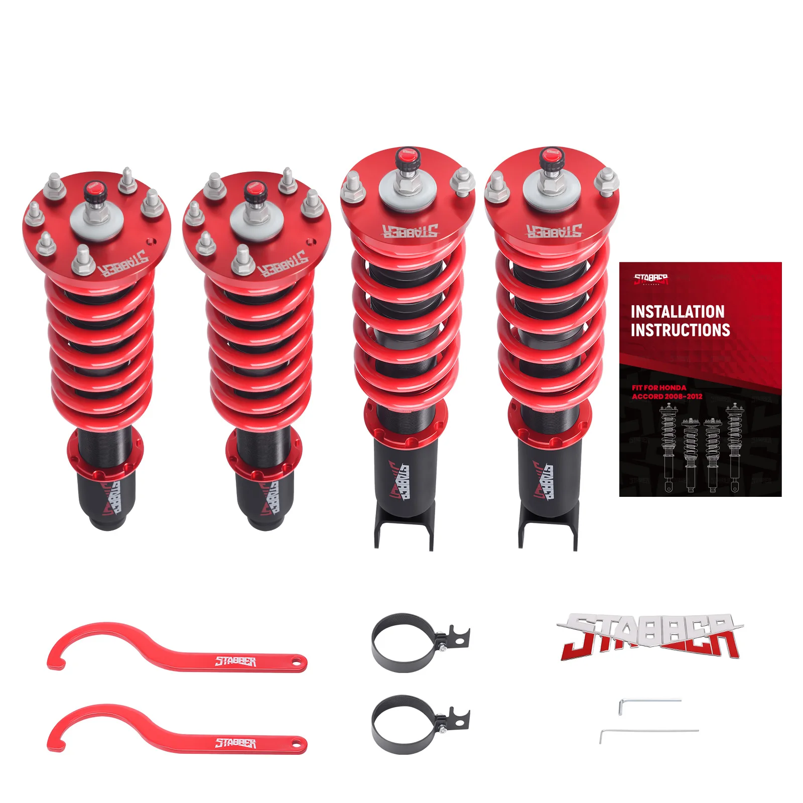 24 Level Adjustable Damper Coilovers Strut For Honda Accord 2008-2012