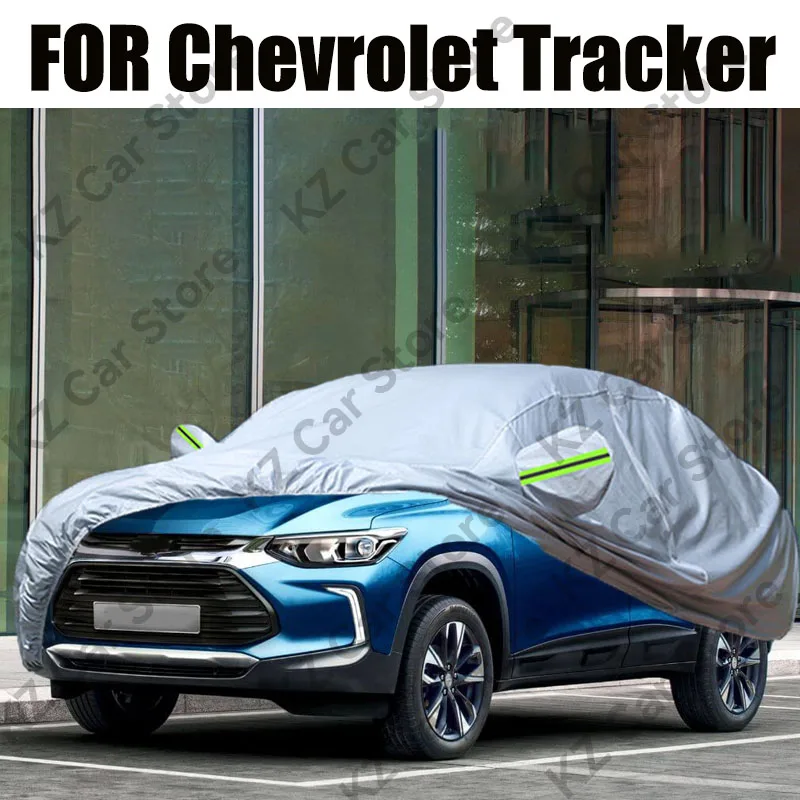 

Full Car Cover Outdoor SUV Sun Shade Anti-UV Snow Rain Prevent Cover Windproof For Chevrolet Tracker