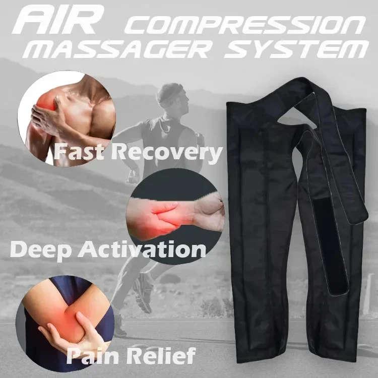 6 Chambers Arm Leg Rapid Recovery Boots Massager Compression Air Wave Pressure Lymphatic Drainage Therapy Massage