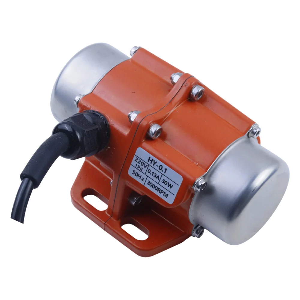 Small Industrial Vibration Motor 15-40W, 220V 380V Electric Vibrator for Hopper Rice Mill Screen Shaker
