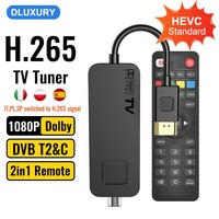 Dluxury U3mini DVB T2 DVB C Digital TV Decoder HD Free TV Channels 7Days EPG TV Tuner for Spain France Itlay Columbia ect