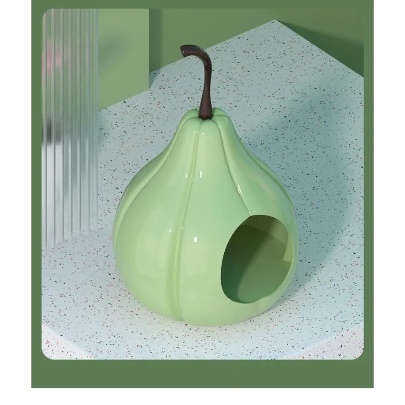 

Good Price High Quality Fruit Shaped Cat House Modern Luxurious Pet Furniture Customized Cat House Cage