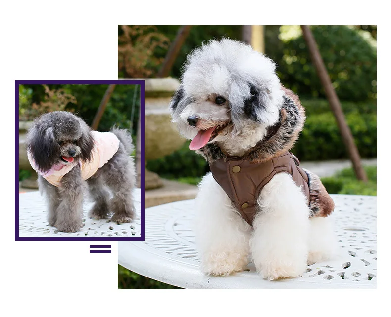 Pet Dog Clothes Autumn Winter Pet Clothing Hoodies Fur Coat Dog Jacket XS-3XL Puppy Warm Thick Dog Apparel Hooded Pet Products