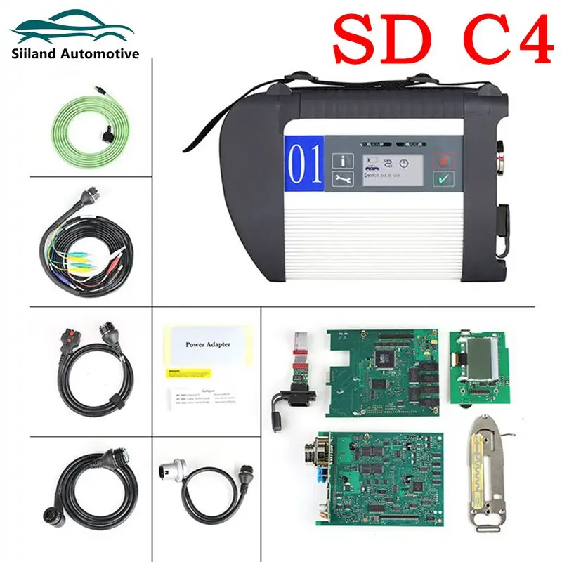 Full Chip For Benz C4 SD DOIP PLUS Full Set For MB STAR C4 SD DoiP C4 MB SD Support WIFI Connect Compact Diagnose Tool