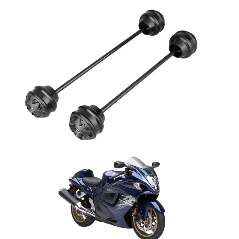 

For SUZUKI GSXR1300 GSX1300R GSXR 1300R HAYABUSA 08-18 Front Rear Wheel Protector Axle Fork Crash Slider