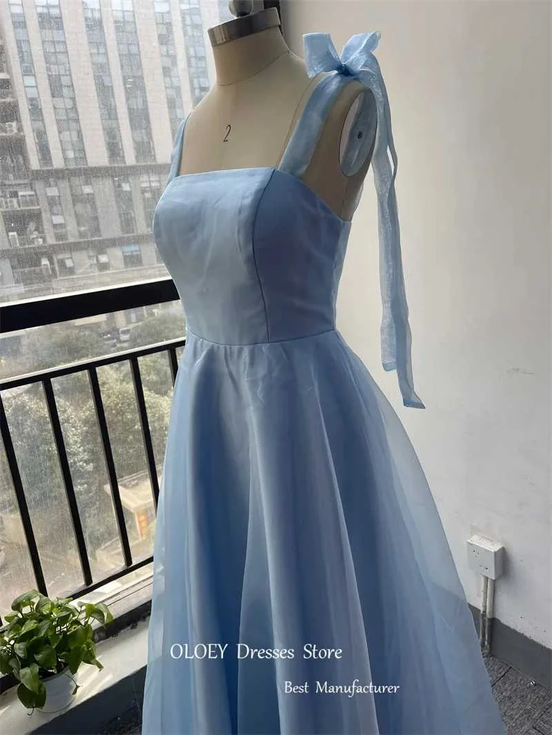 Giyu Simple A Line Korea Evening Dresses Photoshoot Wedding Strapless Floor-Length Prom Gowns Garden Formal Party Dress