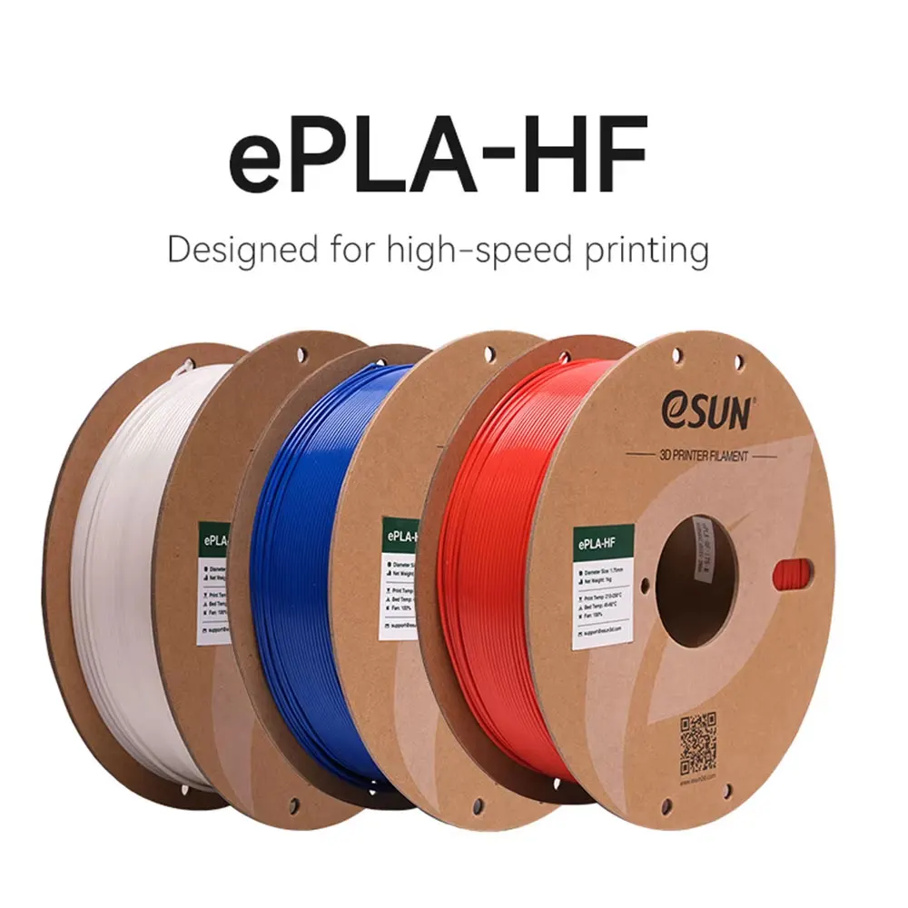 

New PLA Filament for 3D Printers High Printing Speed PLA 3D Printer Filament 1.75mm 1KG Spool Upgraded 3D Fast Printing Material
