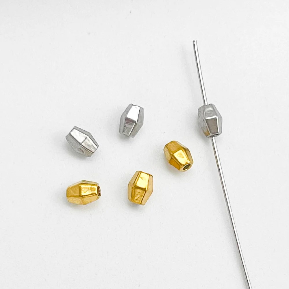 

Сердечный дизайн 3*5 мм 100 шт. ювелирные аксессуары/прокладки/ручная работа/фурнитура «сделай сам»/нержавеющая сталь/бусины для браслетов # 195549