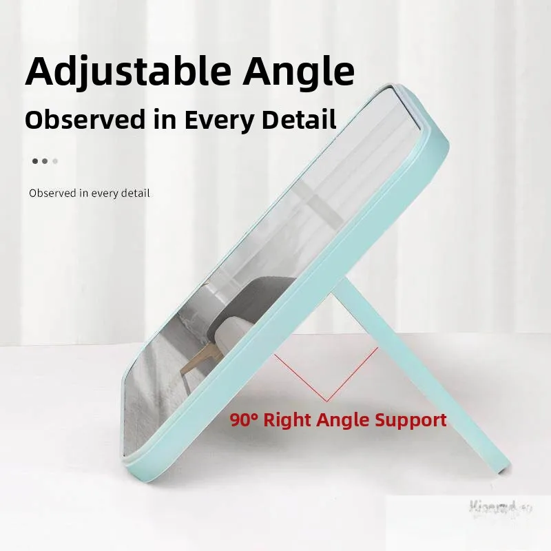 Assisted Wearable Mirror LED Lighting Corneal Orthokeratology Contact Lens Professional Portable Makeup Mirror