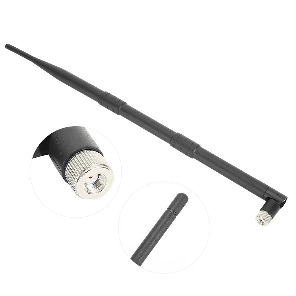 10DBi 2.4G WiFi Antenna RP-SMA for ip Camera Wireless Extender, High Gain Aerial Signal Booster