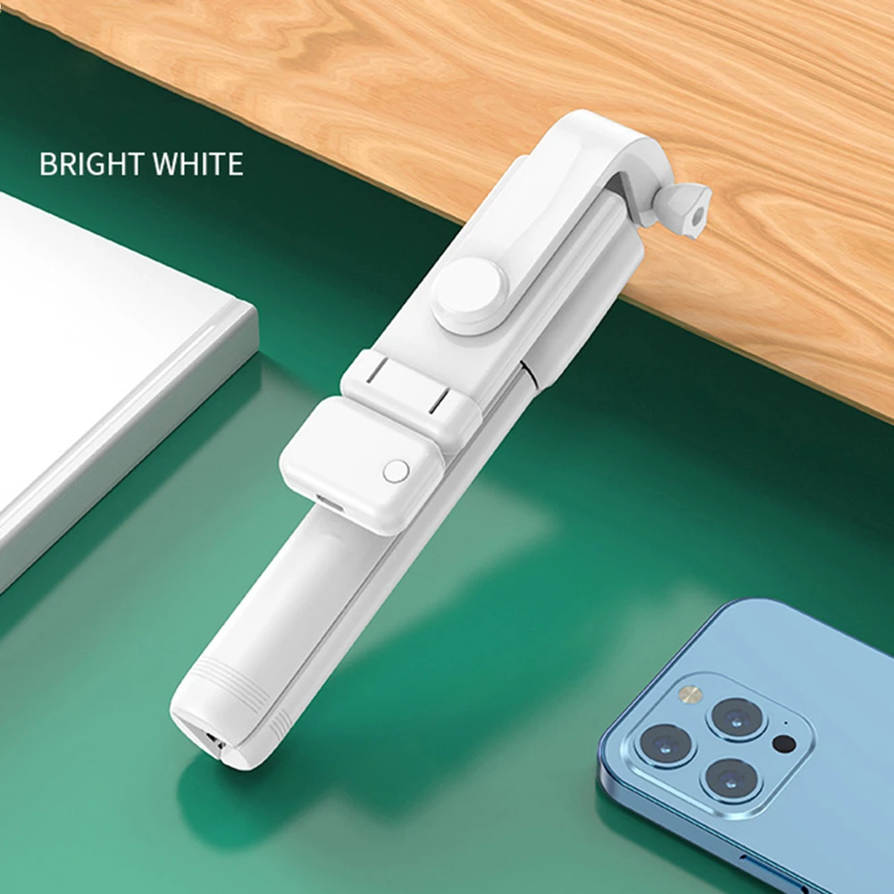 Wireless Selfie Tripod Stabilizer For 360-Degree Rotation Selfie Tripod With Fill Light D Foldable Portable Selfie Mini Tripod