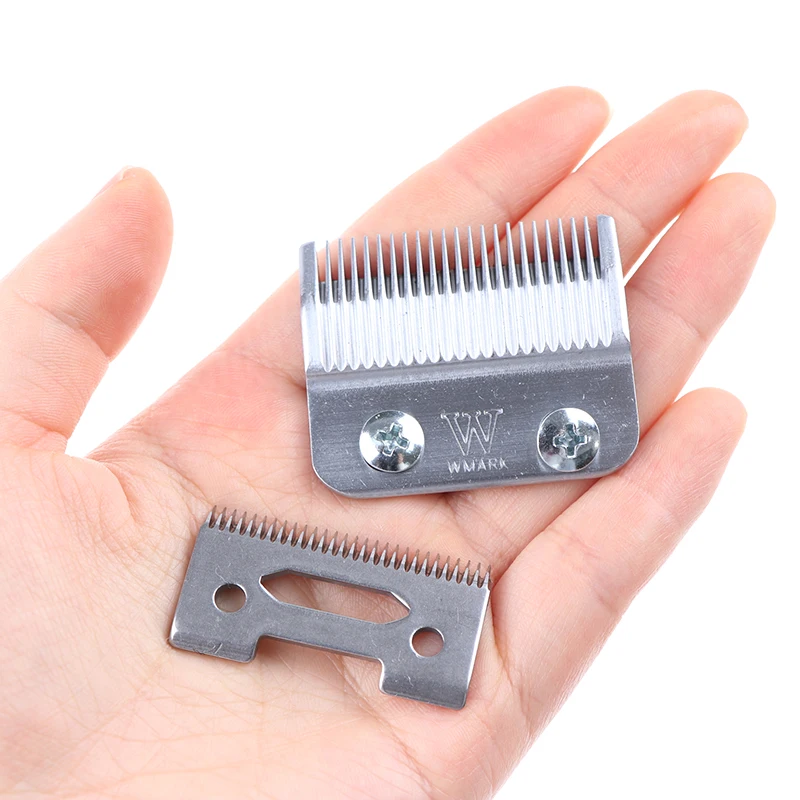 Professionele Originele Keramische Titanium Beweegbare Mes Hair Cutting Clipper Mes Stalen Clipper Accessoires Met Schroeven