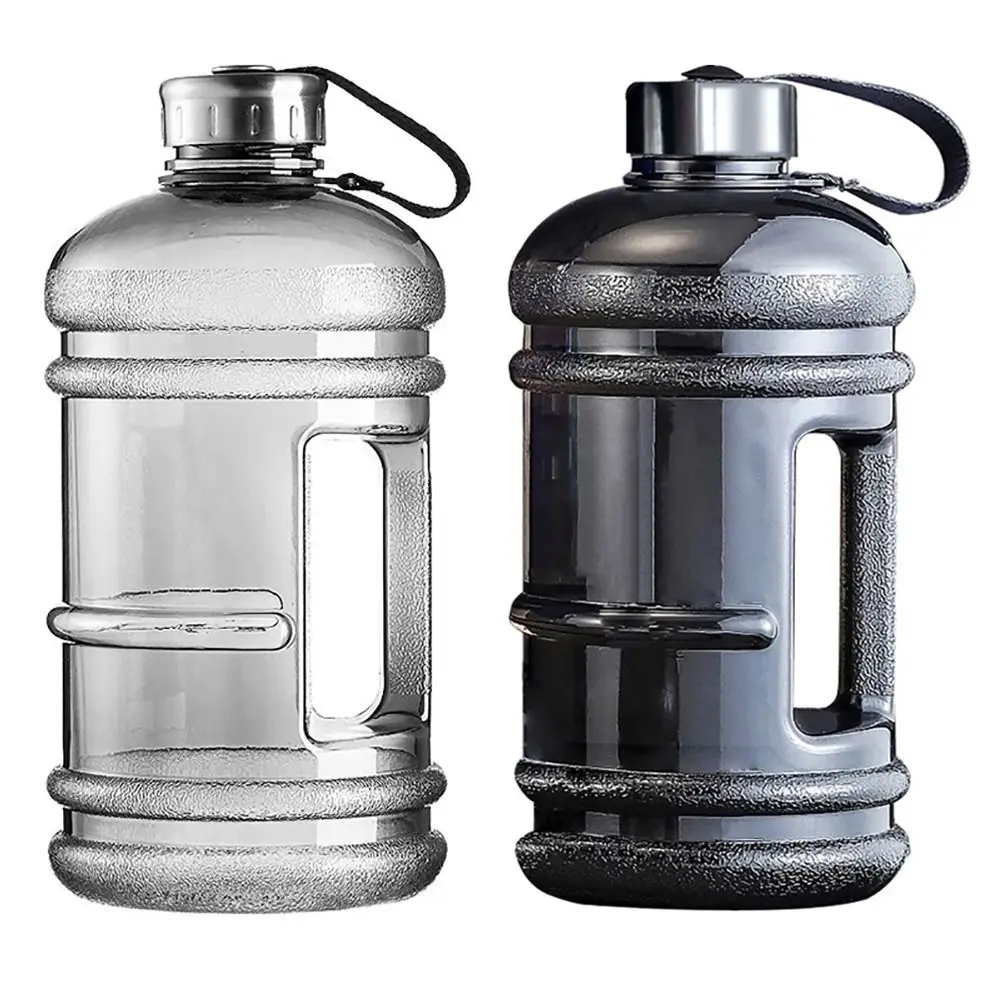 Training Sport Workout Trinkflasche 2L PETG Große Kapazität Wasserflasche Shaker Flasche mit Griff Outdoor Gym Gallonenflasche – Detail 8