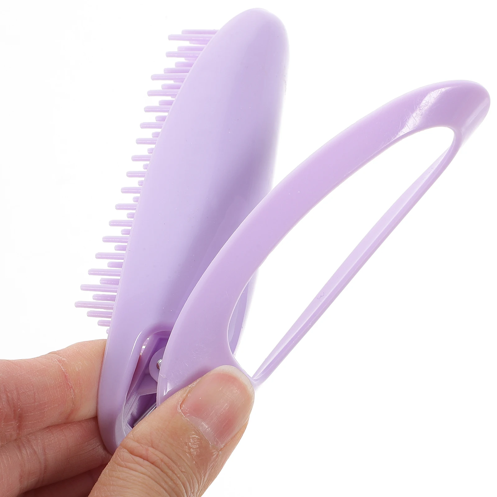 

6pcs Root Volumizing Tool Lightweight Pp Resin Material Easy Carry Root For Curly Volume Rollers With Clips Bangs Curler Roller