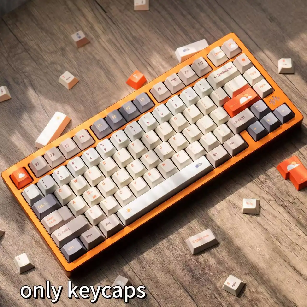 143-key Dream Key Weather Keycaps, Original PBT Dye-Sublimated Mechanical Keyboard Keycaps