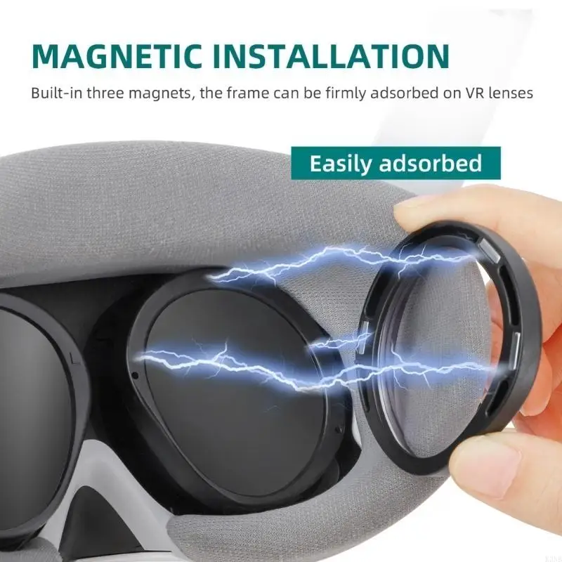 عدسة قصر النظر النحيفة K3NB تُدخل إطار شفط مغناطيسي لسماعة الرأس Pico 4 #2