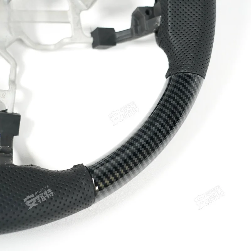 For Toyota Camry (2006-2011) Mahogany & Matte Carbon Fiber Steering Wheel (Modification Upgrade Part)