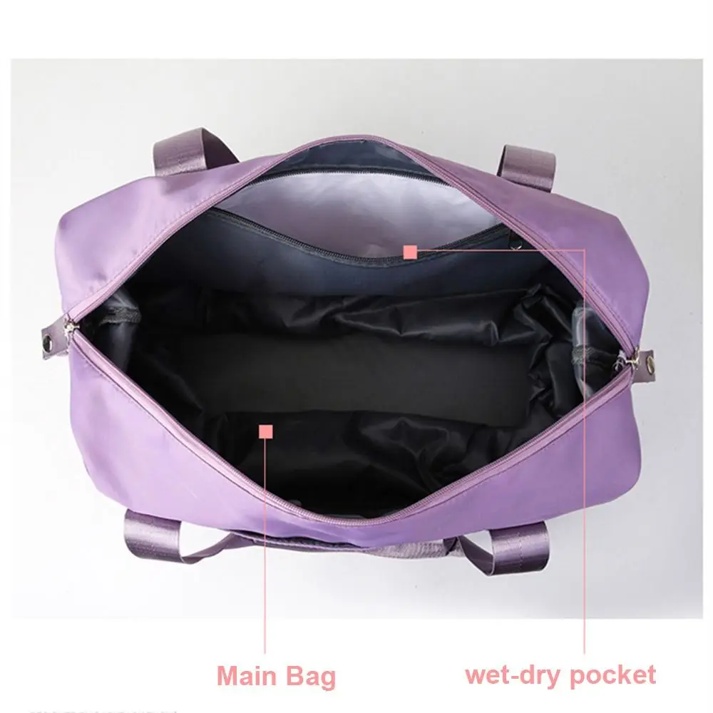 Expansível Rolling Duffle Bag com rodas, dobrável, bolso múltiplo