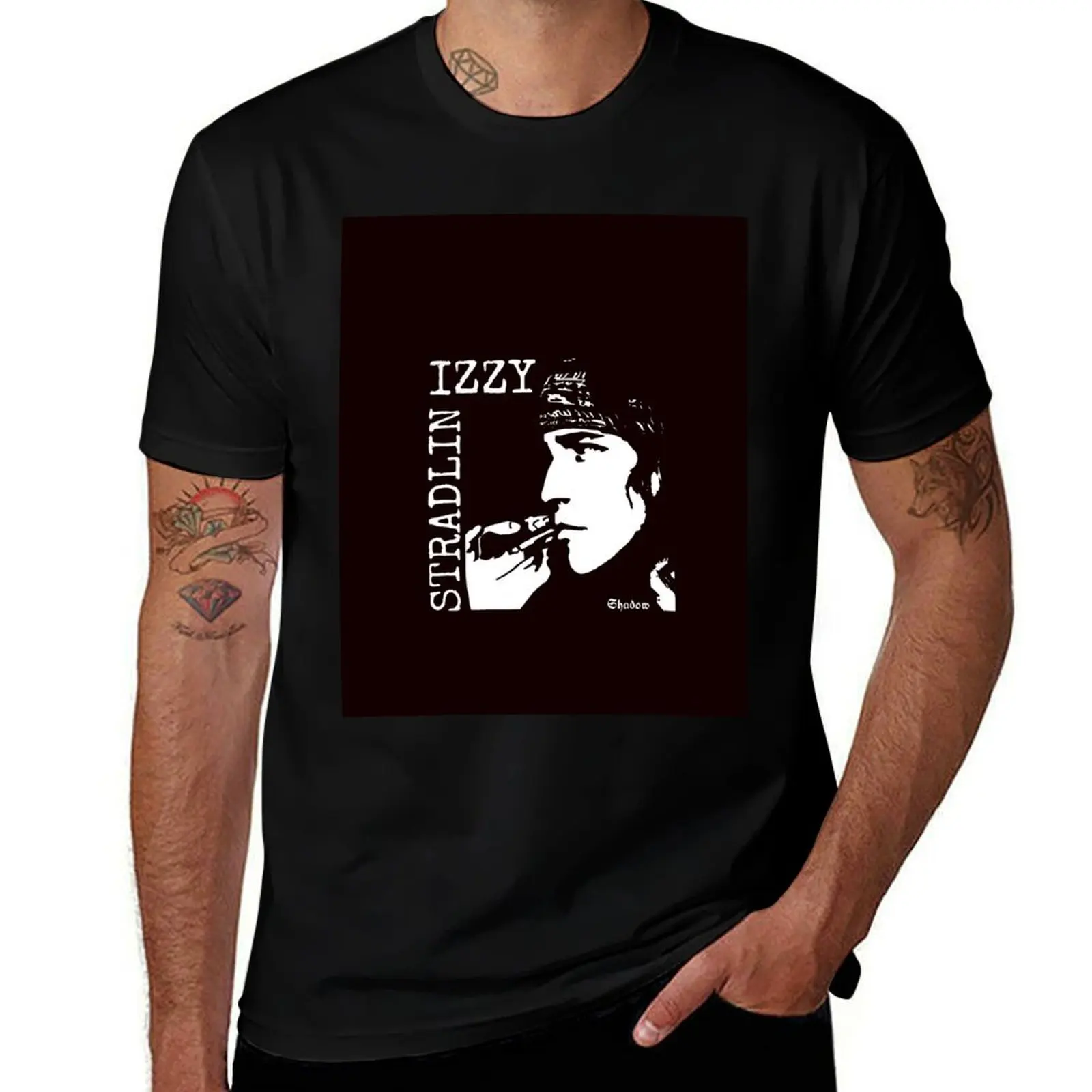 

Izzy Stradlin T-Shirt graphic t shirt vintage Anime t-shirt vintage clothes mens graphic t-shirts