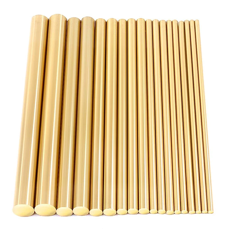 4 "(12-35MM) 황동 막대 칼 손잡이 리벳 나사 모자이크 도구 손 DIY 칼 생산 액세서리-1pcs