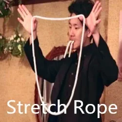 

Stretch Rope by JYS Stage Magic Tricks Soft White Rope Magia Magie Magica Magicians Prop Accessory Illusion Gimmick Tutorial