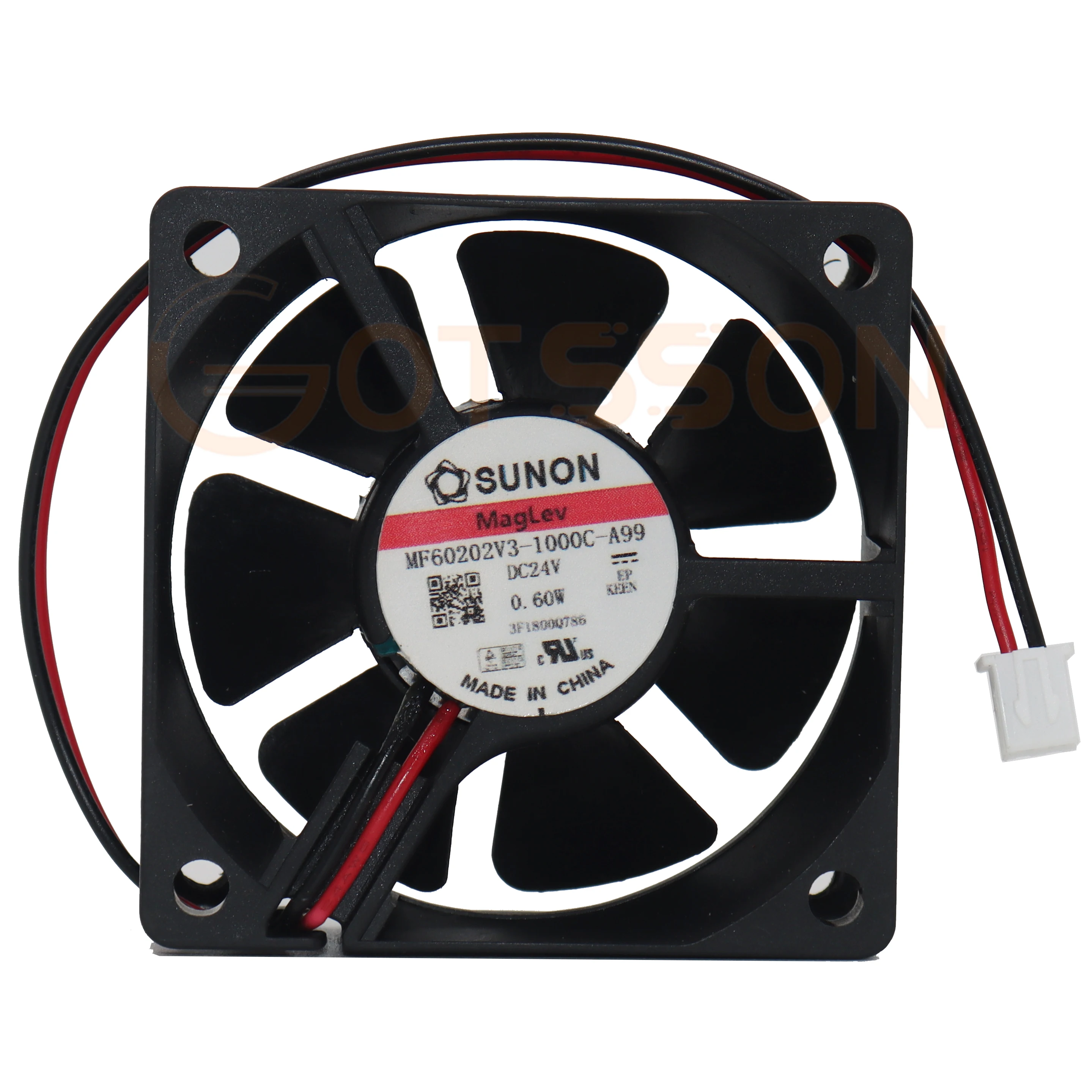 Ventilador Ultra-Silencioso para Sunon, MF60202V3-1000C-A99, 6cm, 6020, DC24V, 60x60x20mm, Novo