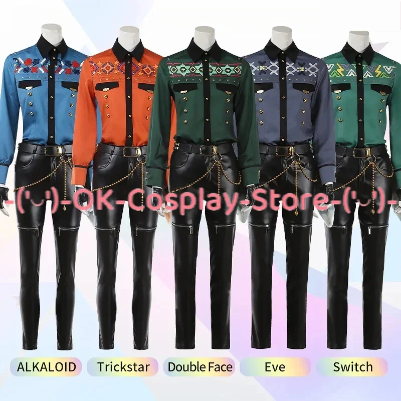 

Game Ensemble Stars 6 Anniversary Trickstar Alkaloid Undead Cosplay Costume Fancy Suit Halloween Carnival Uniforms Custom Made