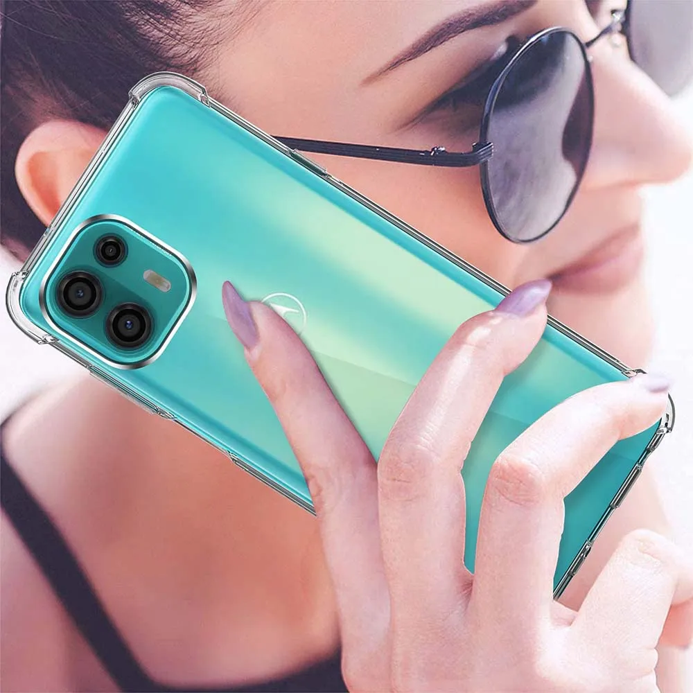 Thick Shockproof Clear Case for Motorola MOTO Edge 30 40 50 60 Fusion Edge30 Pro Edge40 Ultra Edge 50 Neo Transparent Cover view 5