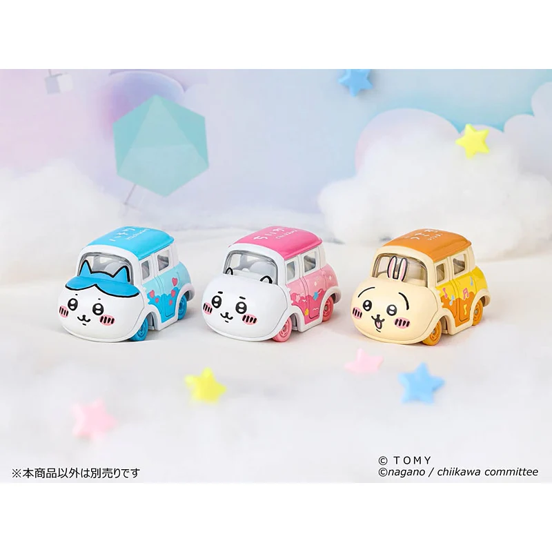 TAKARA TOMY Tomica Chiikawa Hachiware Usagi jouets en alliage véhicule à moteur modèle en métal moulé sous pression cadeau pour les enfants