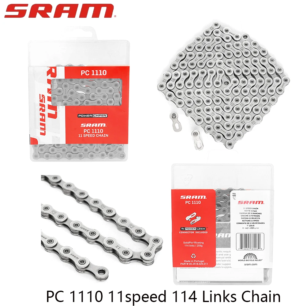 SRAM PC 1110 11speed Bicycle Chain 114 Links With Quickly Link For MTB Road Bike Original Bicycle Parts