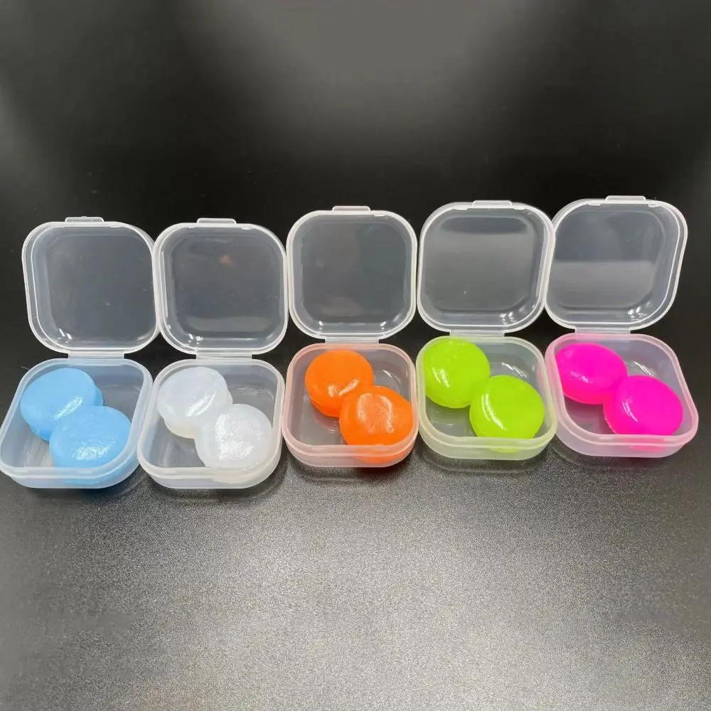 Multicolor Silicone Ear Plugs 1Pair Noise Reduction Earplugs Sleeping Learn Workplace Safety Waterproof Swimming Earplugs