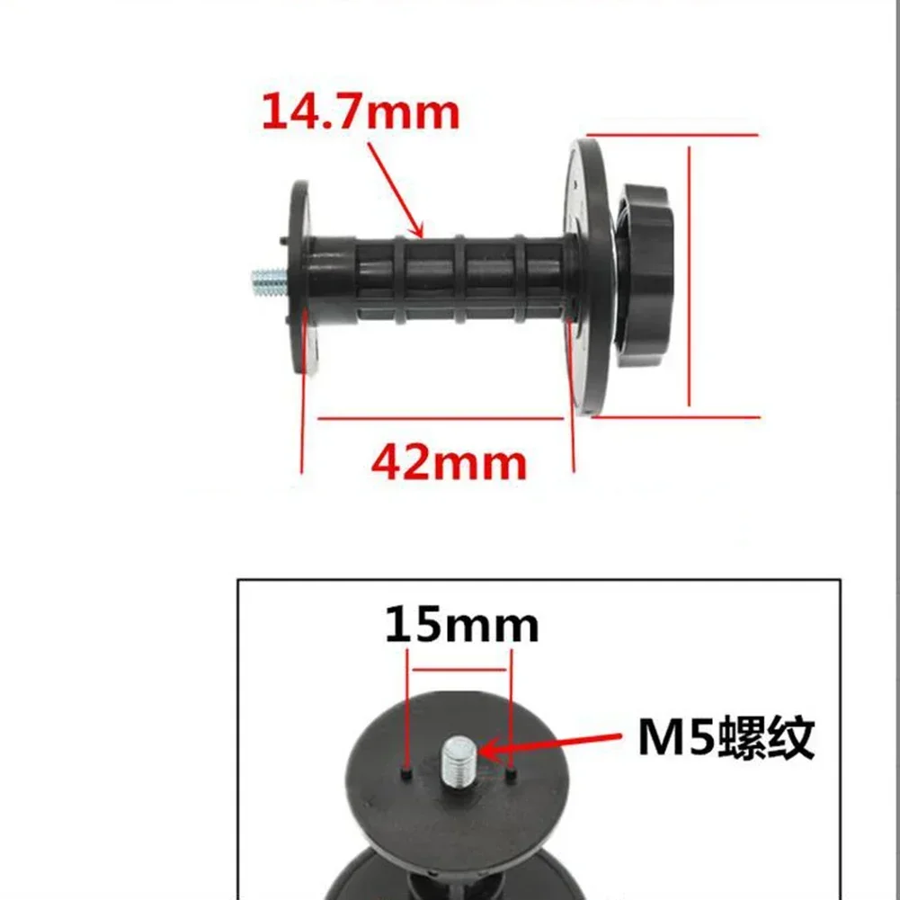 Welding Wire Feeder Spool with 3 Hole Aluminum Shaft (Black + Silver) for Secondary Welding Machine (Quantity 1)