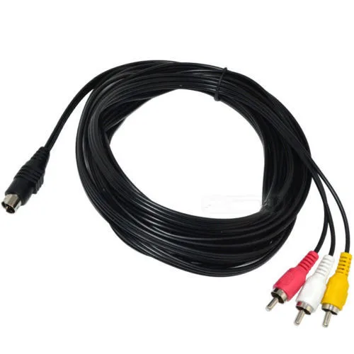 7-pinowa wtyczka męska S-Video do kabel audio-wideo męskiego 3 RCA do laptopa 1.5m