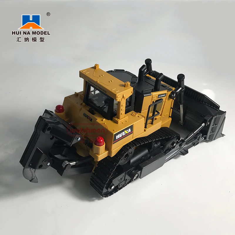 HUINA 554 Car Toys 1:16 1/24 RC Truck Model Remote Controlled Bulldozer Alloy Tractor Caterpillar Engineering Car Toys for boy