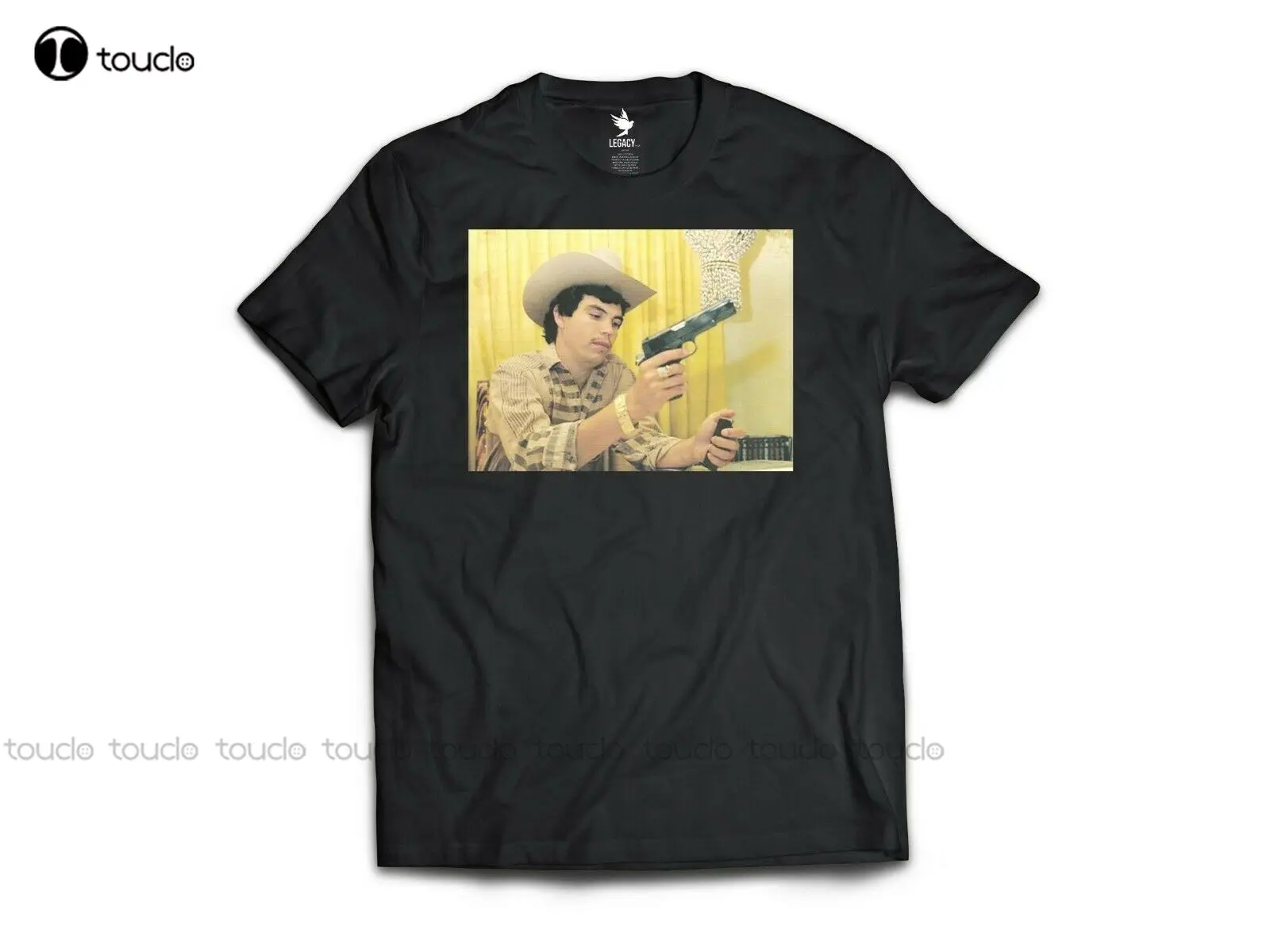 Chalino sanchez t camisa edição limitada méxico corrigidos armas de música dinheiro artista unissex