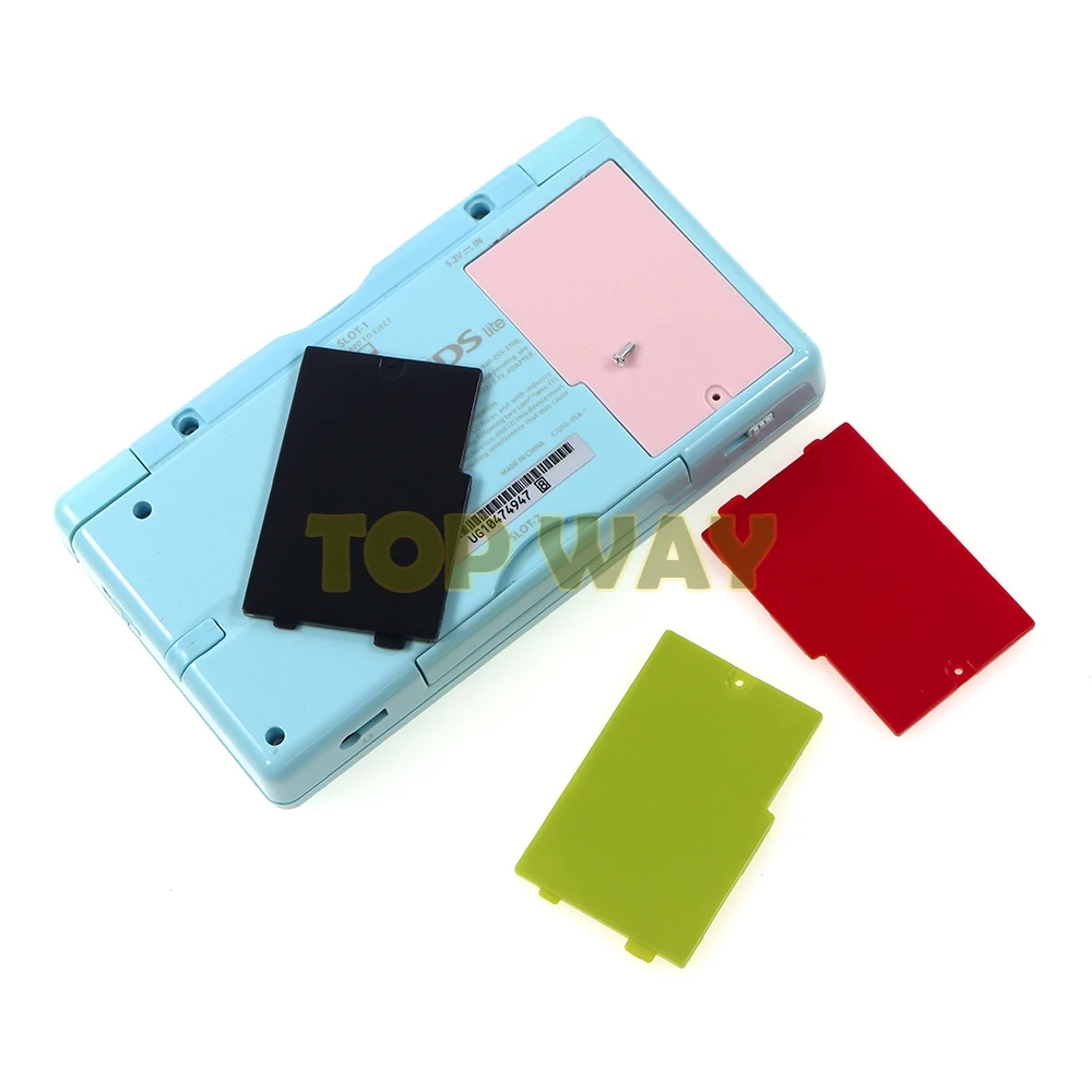 1 قطعة ل نينتندو DS لايت غطاء البطارية ل NDSL عودة غطاء البطارية الباب شل استبدال