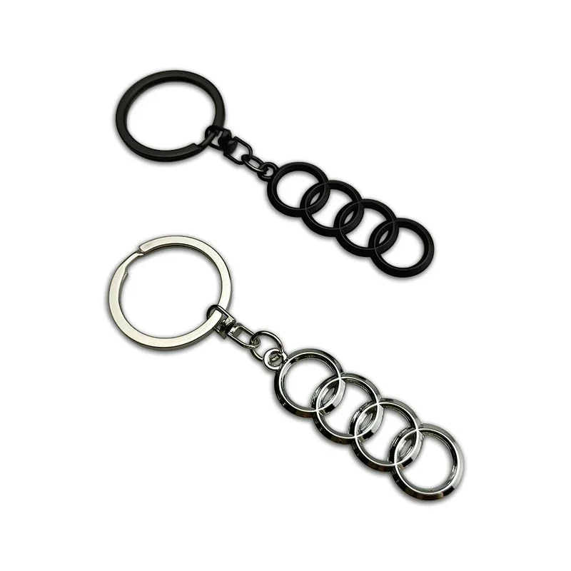 Car Styling Key Rings Buckle Keychain Pendent for Audi A1 A2 A3 A4 A5 A6 A7 A8 Q1 Q2 Q3 Q4 Q5 Q6 Q7 Q8 TT S3 S5 S7 Keyrings