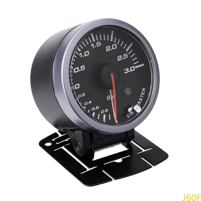 

J60F Professional 60mm 12V 0~3BAR Car Boosts Turbos Gauge Optimize Engine Power Vacuum Pressure Meter Accessories
