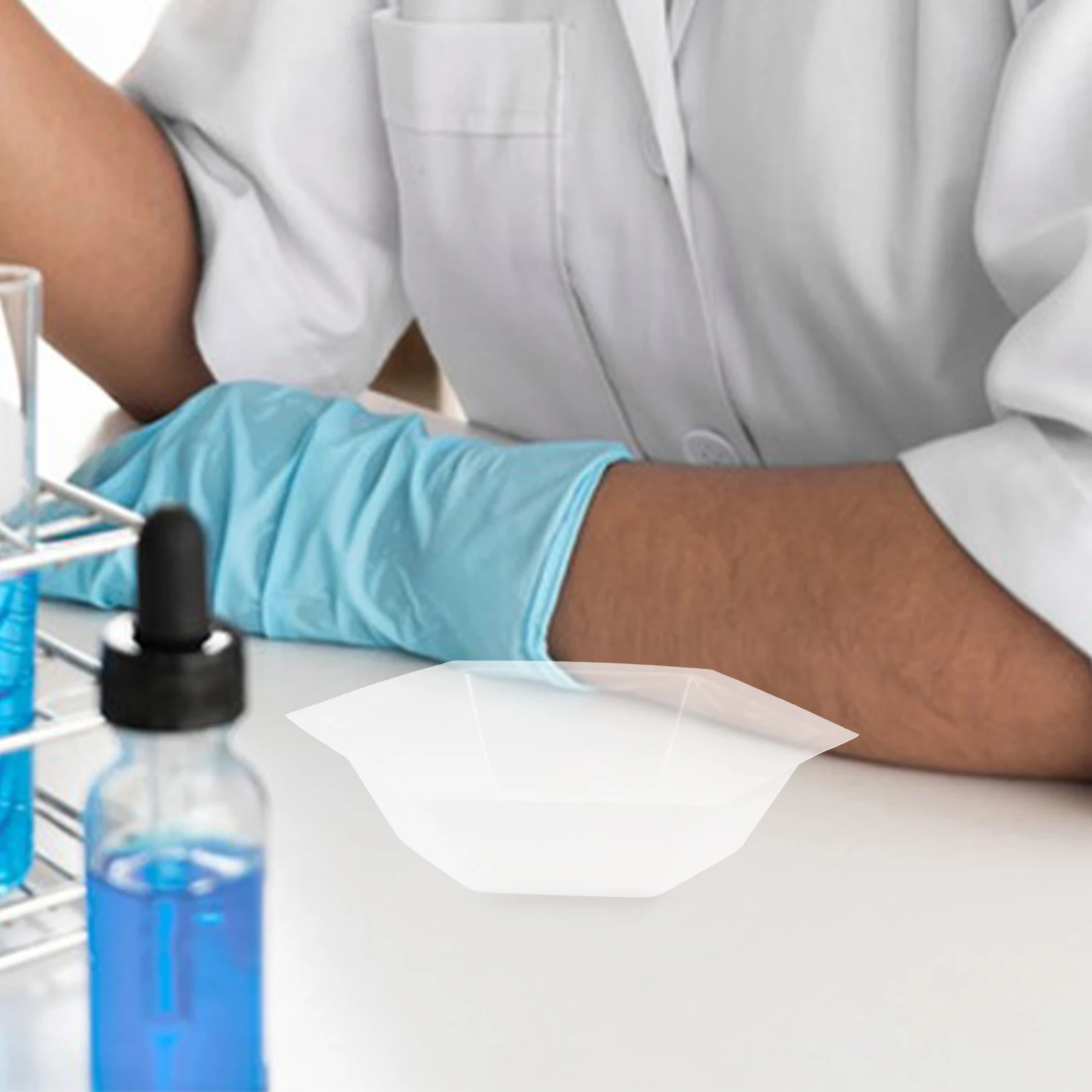 

10Pcs Weighing Boats Durable Lightweight Flat Bottom for Accurate Measuring Cooking Baking and Lab Sample Storage Trays