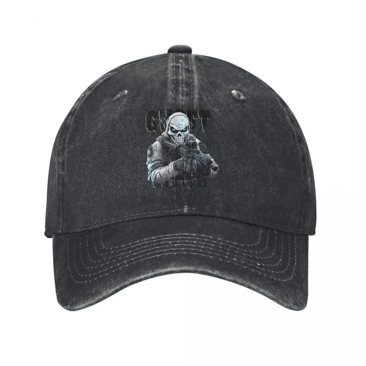 Pure Color Dad Hats FPS Women's Hat Sun Visor Baseball Caps Ghost MW2 COD Calls Of The Duty Peaked Cap