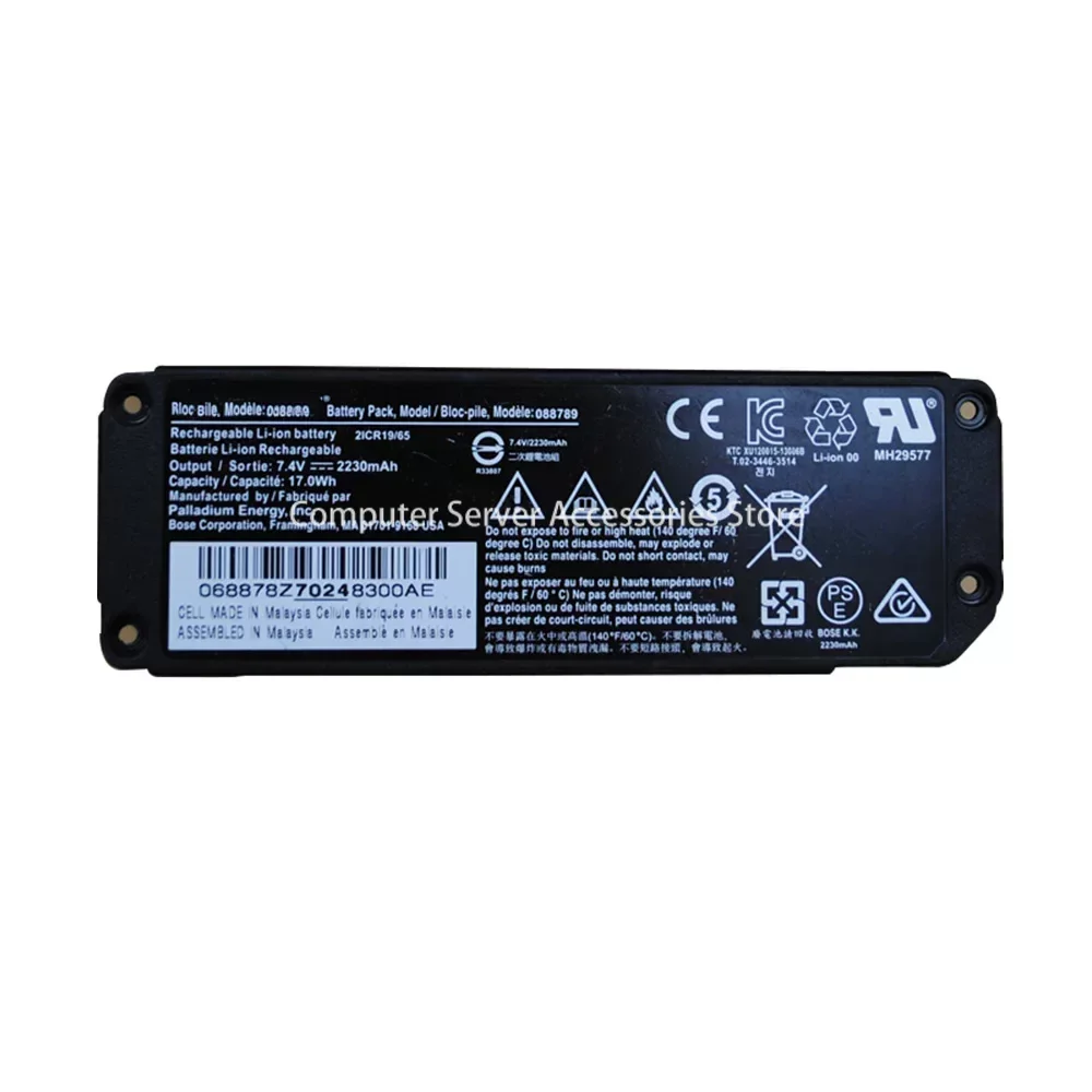 

Original for BOSE Soundlink Mini 2 II Batteries 7.4V 2230mAh 17.0Wh 088772 088789 088796 Bluetooth Speaker Control Battery