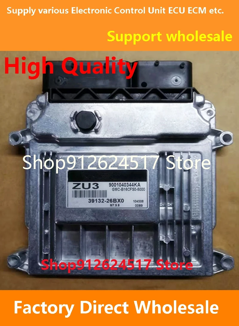 

39132-26BX0 ZU3 ECU 39130-26BJ0 BJ0/39110-02JG0 0023/39110-2B001 H65 Engine Computer Board M7.9.8 Compatible For Hyundai kia