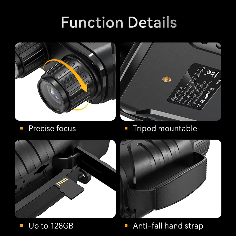 2.8 Inch1080P  Night-Vision Site Digital Telescopes Digital Camera 10x Optical Zoom  Video  Monitor