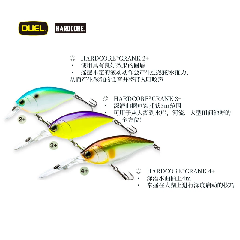 Japan DUEL Long Casting Rock Floating Chubby Minnow Fake Bait R1375 Deep Diving Bridge Bottom Lake Fishing Lure  Fishing Lures