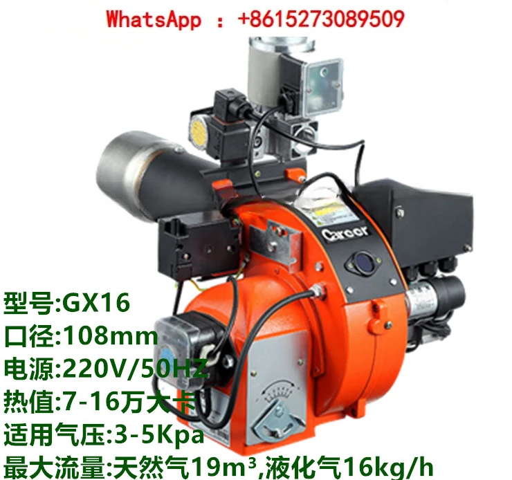 Burner 5-300,000 kcal natural gas liquefied gas steam hot water boiler oven