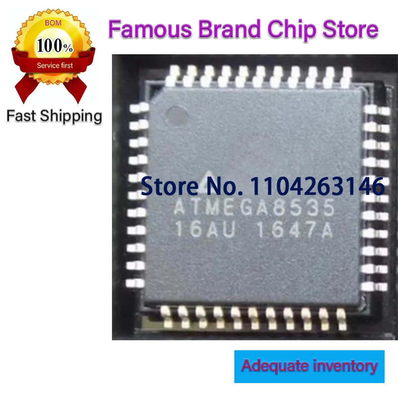 ATMEGA8535-16AU ATMEGA8535-16A ATMEGA 8535 16AU TQFP-44 2-10pcs