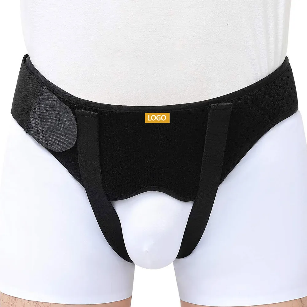 Inguinal Groin Hernia Belt for Adults, Comfort Fixation Support Brace Relieve Femoral & Abdominal Hernia Discomfort