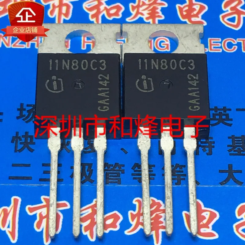 Free shipping   SPP11N80C3 11N80C3  TO-220 800V 11    10PCS