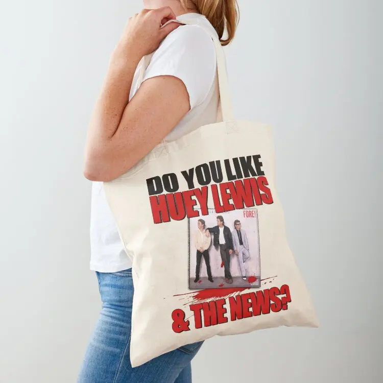 

The News do you like huey lewis Tote Bag shopping bags foldable custom bags the tote bag female bag